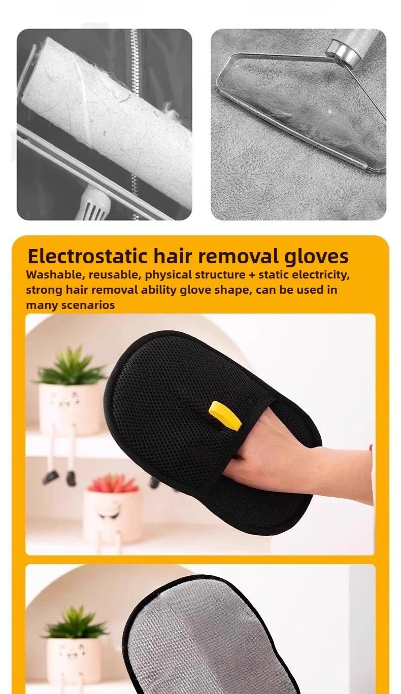 Pet Electrostatic Hair Removal Gloves - pet-joyful store