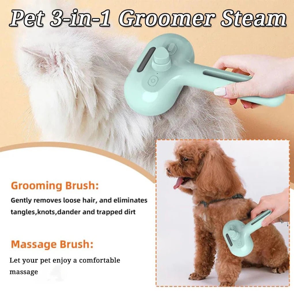 Premium Pet Grooming Brush with Steam - pet-joyful store