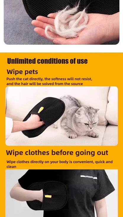 Pet Electrostatic Hair Removal Gloves - pet-joyful store