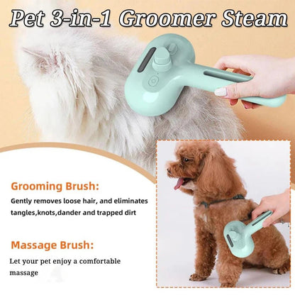 Premium Pet Grooming Brush with Steam - pet-joyful store