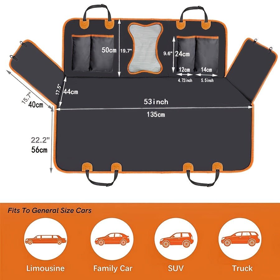 Waterproof Dog Seats Cover - pet-joyful store